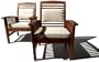 Strathwood Gibranta All-Weather Hardwood Arm Chair, Set of 2