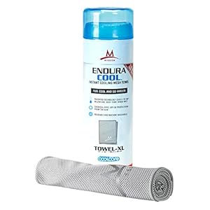Mission Athletecare Enduracool Instant Cooling Towel, X-Large, White