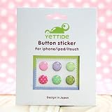 �u�S22���vApple iPhone / iPad / iPod �Ή� �{�^���@�X�e�b�J�[�@6����@iPad iPhone button sticker�@�i1197-4�j �摜