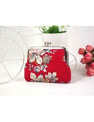Beautiful Anna Sui Vintage Floral Victorian Style Double Pockets Coin Purse... by 