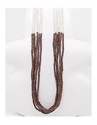 Clear Wood Necklace