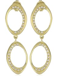 Vicente Agor "Antarctica" Diamond Glacier Double Drop Earrings