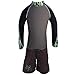 Pipeline UV Sun Protective Boys 2 Piece Set: Long Sleeve Top (Rashguard) & Shorts (UPF 50+)