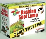 Pet Supplies : Zoo Med Laboratories Basking Spot Lamp 50 Watts 2 Pack - SL2-50