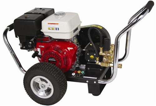 Simpson Water Blaster Commercial Gas Powered Pressure Washer 3200 PSI 3 GPM Honda GX270 Engine And 50' MONSTER Hose WB3200