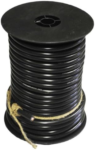 30 feet of 4 gauge black battery cable