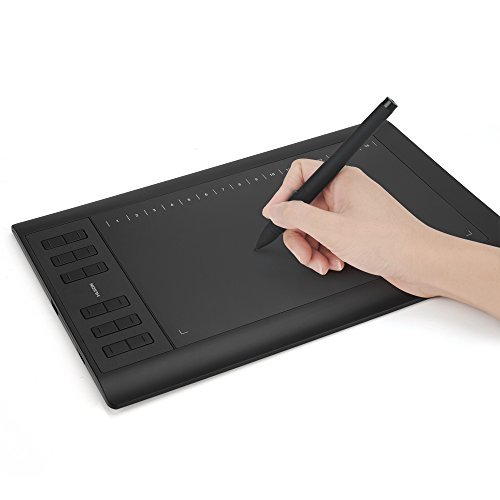 Huion 1060 Pro+ 10 x 6.25 Inches Digital Graphic Tablets Drawing Tablet