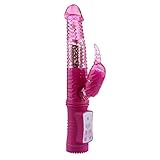 ビブナナ(BigBanana)ハンディーマッサージャー 乾電池式防水 バイブレーター (220mm,ローズ)