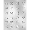 CK Products 7/8-Inch Greek Alphabet Chocolate Mold