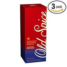 Old Spice After Shave Lotion Splash, Smooth Blast, 6.37-Ounce Bottle (Pack of 3)