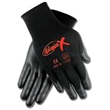 MCR Safety CN9674L Ninja X High Performance Gloves, Bi-Polymer Dipped, Nylon Shell, Large