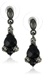 1928 Jewelry Vintage Crystal Drop Earrings