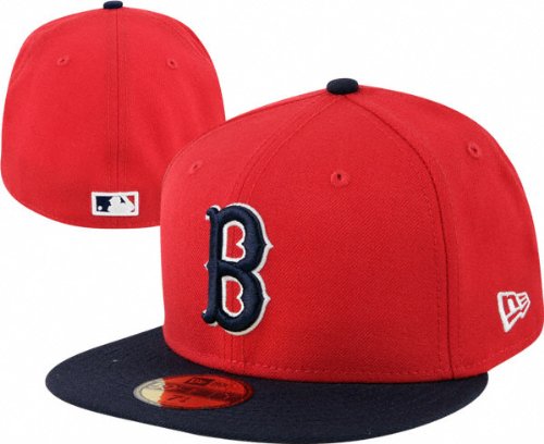 Boston Red Sox Red Cooperstown 59FIFTY Fitted Hat