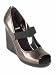 Nine West Wild Orchid Pewter wedges