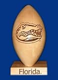 Florida Gators Solid Maple Wood Laser Engraved Football NCAA College Athletics