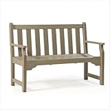 Classic Garden Bench Size: 36", Finish: Red
