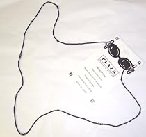 Very Fine Onyx Beads Eye Glass Holder Necklace