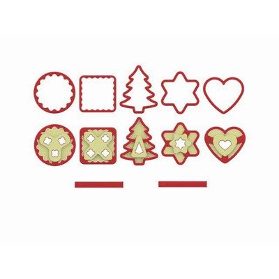 12-tlg. Linzer-Keksausstecher-Set