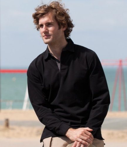 Front Row Collection Super Soft Rugby Shirt L Navy Front Row Collection Super Soft Rugby Shirt L Navy
