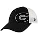 New Era Georgia Bulldogs Ladies Black-White Jersey Shimmer Rhinestone Mesh Back Adjustable Hat