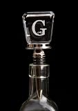 Monogram Glass Wine Stopper - G