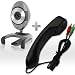 Sogatel - OPAL Skype webcam with mic + FREE Skype handset phone - Windows 7/Vista/XP