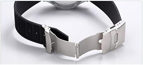 New Silver & Black Megir Chronograph & 24 Hours Function Sport Watch Silicone Gold Luxury Men Watch Men Top Brand Military Watch Relogio Masculino