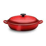 Le Creuset Enameled Cast-Iron 5-Quart Buffet Casserole, Cherry Red