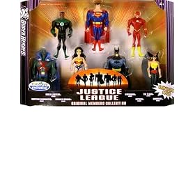 Click here to buy Justice League Original Members Action Figure Collection with 7 Figures by Mattel.