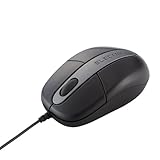 ELECOM ���w���}�E�X USB�ڑ� EU RoHS�w�ߏ��� �ȈՃp�b�P�[�W �u���b�N M-M2URBK/RS