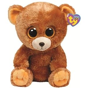 Amazon.com: Ty Beanie Boos Honey - Bear, Medium: Toys & Games