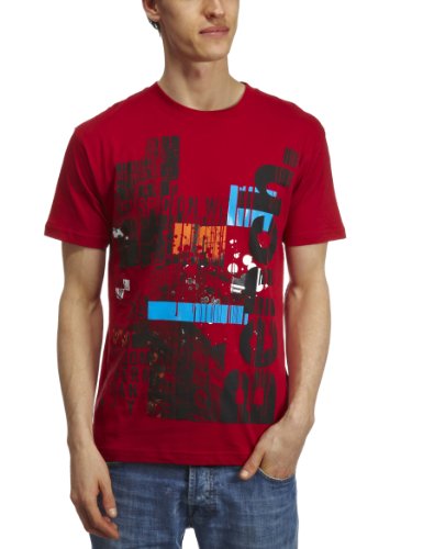 Bench Overated Printed Men's T-Shirt Chilli Pepper Medium