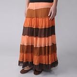 Adi Designs Options Junior's Tiered Gauzy Skirt