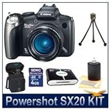 Canon Powershot SX20IS 12.1MP Digital Camera with 20x Wide Angle Optical Im ....