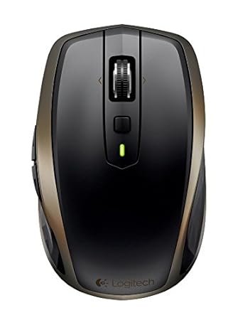 Logitech MX Anywhere 2 Mouse-  Ratón Inalámbrico para Windows/Mac (Bluetooth, Unifying) Negro