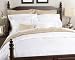 Pinzon Birds Egyptian Cotton Embroidery Full/Queen Duvet, Gold Image