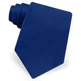 Navy Blue Tie by Elite Solid - Navy blue Silk