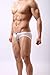 DomiGe Sheer Mesh Boxer Briefs Underwear, Mens, White (5047)