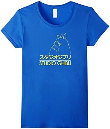 Women's Studio Ghibli TeeShirt Large Royal Blue