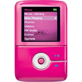 Creative Zen V Plus 2 GB MP3 Player (Pink/White)