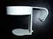 White plastic hooked cup holder White plastic hooked cup holder