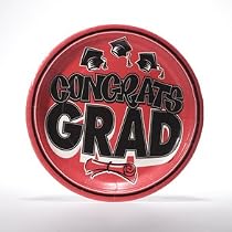 7" Red Graduation Plates