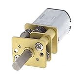 uxcell DCギヤードモータ　ギヤボックスモーター　減速機　磁気　15 RPM 　DC 6V
