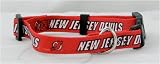 New Jersey Devils NHL Pet Collar Adjustable 1 Web (Large)