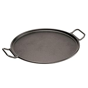 Lodge Pro-Logic P14P3 Cast Iron Pizza Pan, Black, 14-inch