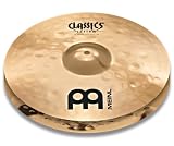 Meinl Cymbals CC14EMH-B Classics Custom 14-Inch Extreme Metal Hihats, Pair