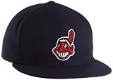 MLB Cleveland Indians Authentic On Field Alternate 2 59Fifty Fitted Cap, Navy, 7.25