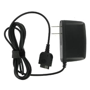 Apple iPhone 3G, iPhone, Apple iPod Nano Chromatic 4th Black Ultra Premium Home Travel AC Aadapter Wall Charger (iPhone NOT included)