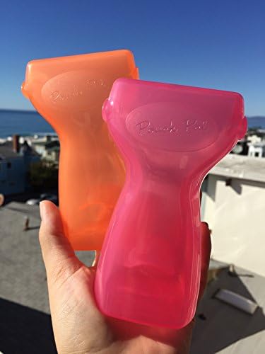 Pouch Pal - The No-Squeeze Food Pouch Feeder (Coral &amp; Bubblegum) 2-Pack