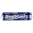 Breath Savers Mints, Peppermint, 0.75-Ounce Rolls (Pack of 24)